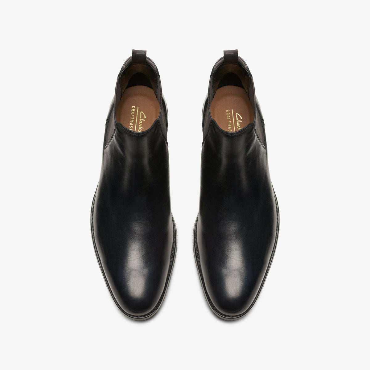 Men Craft Arlo Top Chelsea Boot Black Leather