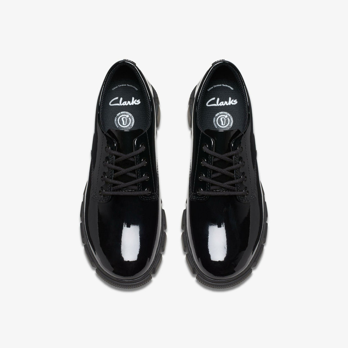 Kids Evyn Lace Kid Black Patent