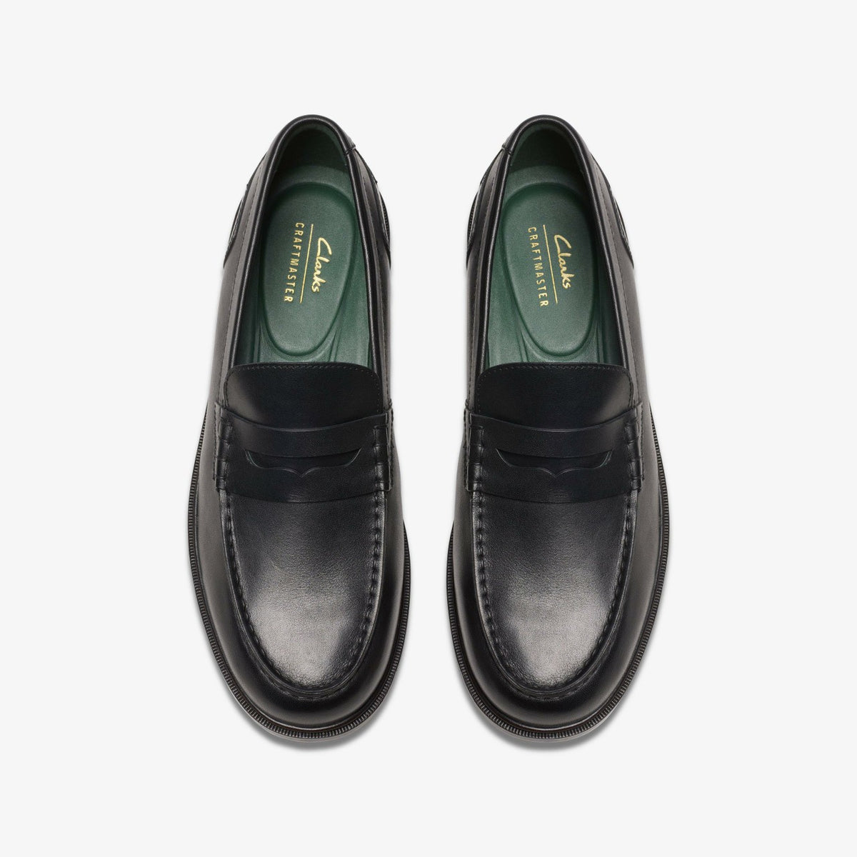 Men Craft James Lo Loafer Black Leather