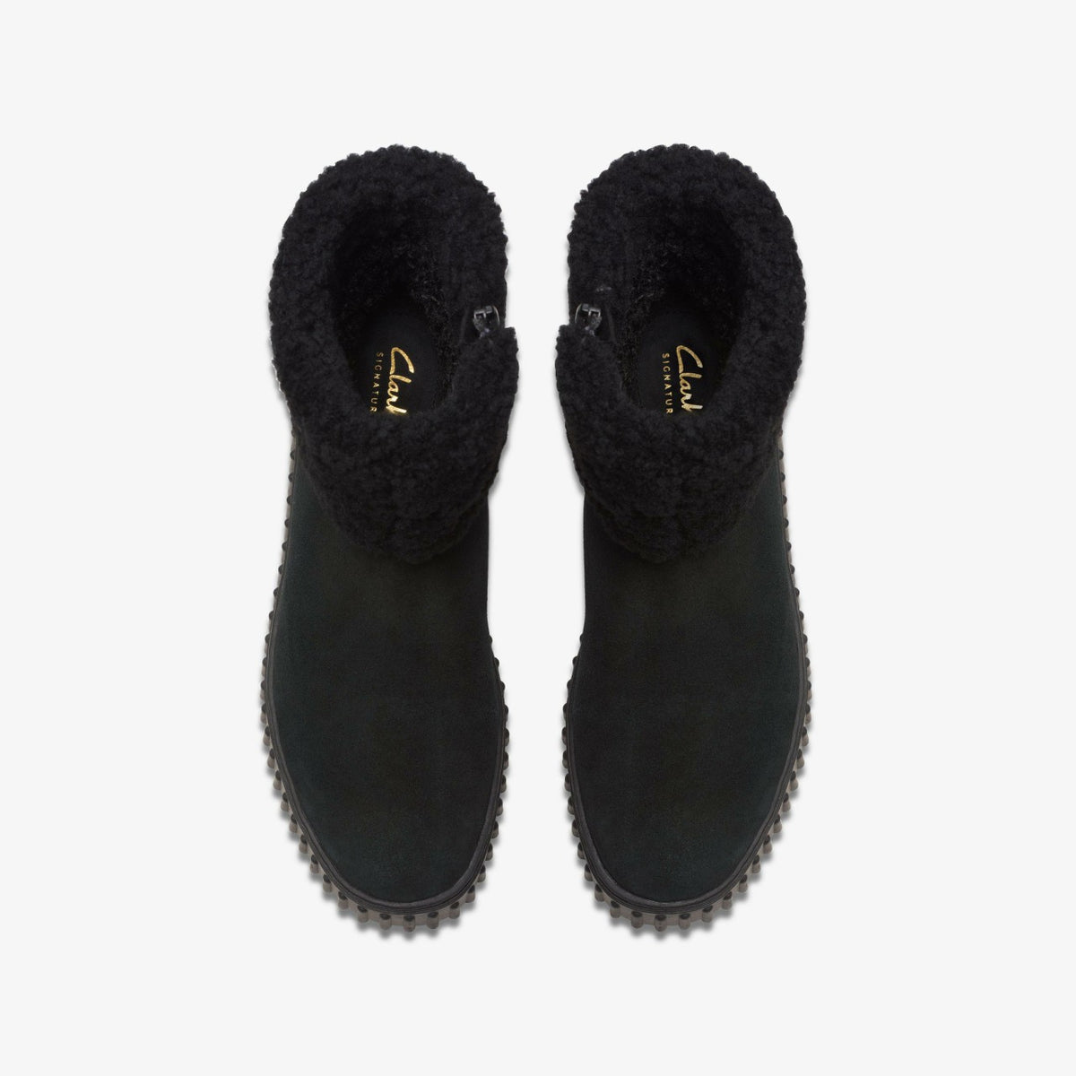 Women Torhill Turn Black Warmlined Suede