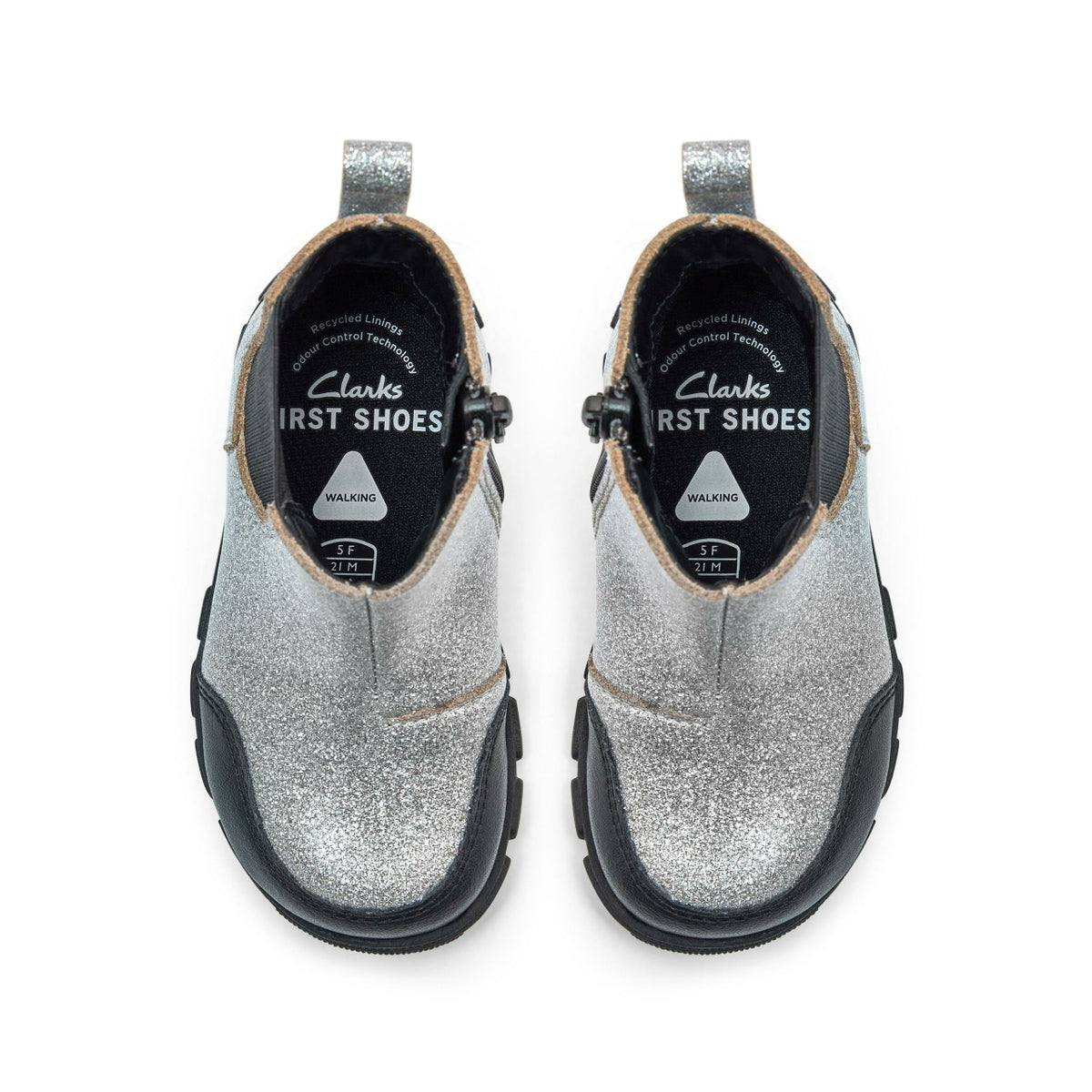 Kids Evyn Chelsea Toddler Silver Patent