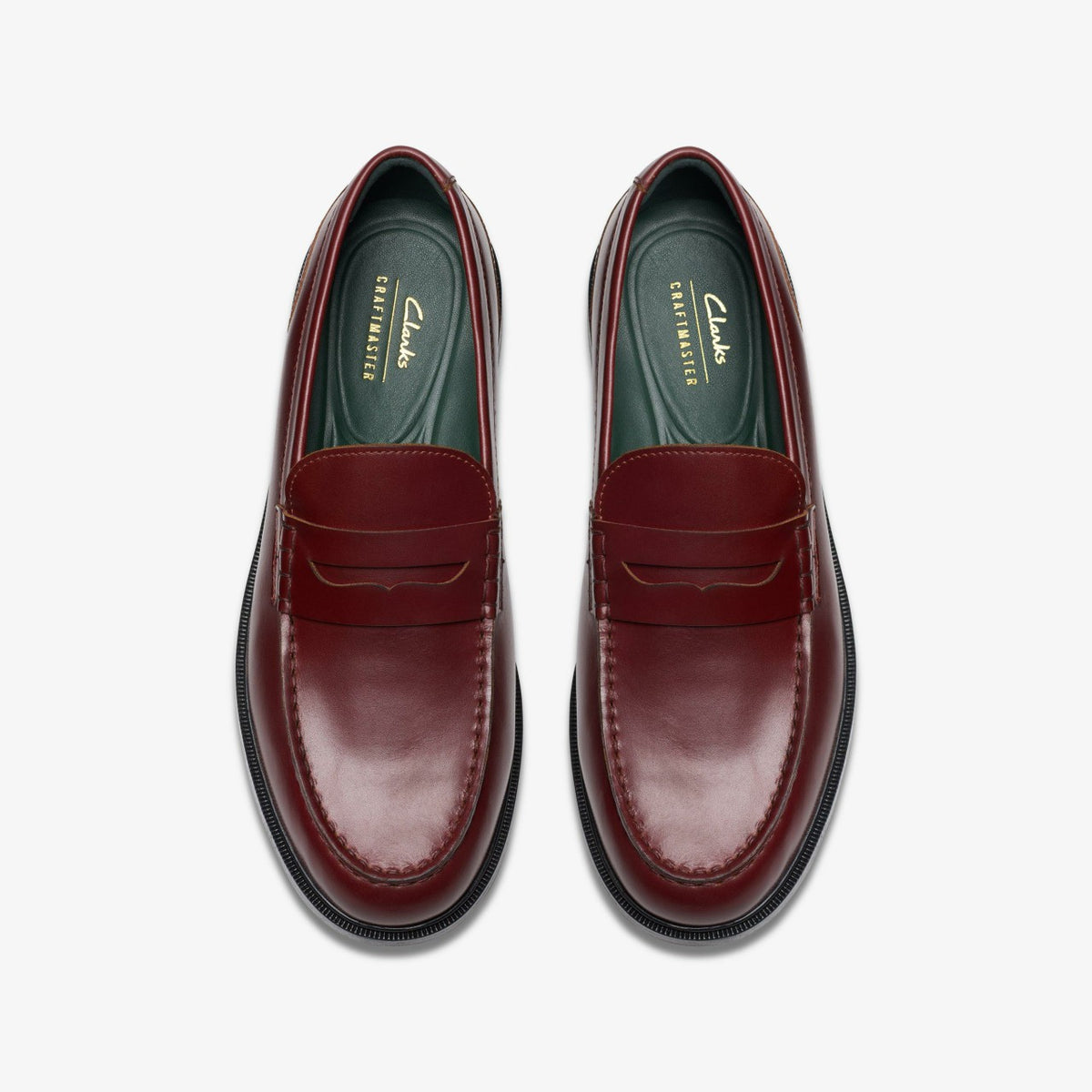 Men Craft James Lo Loafer Wine Leather
