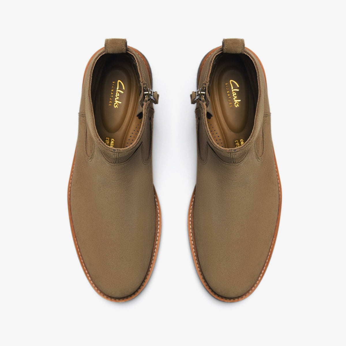 Men Clarkdale Boot Dark Sand Suede