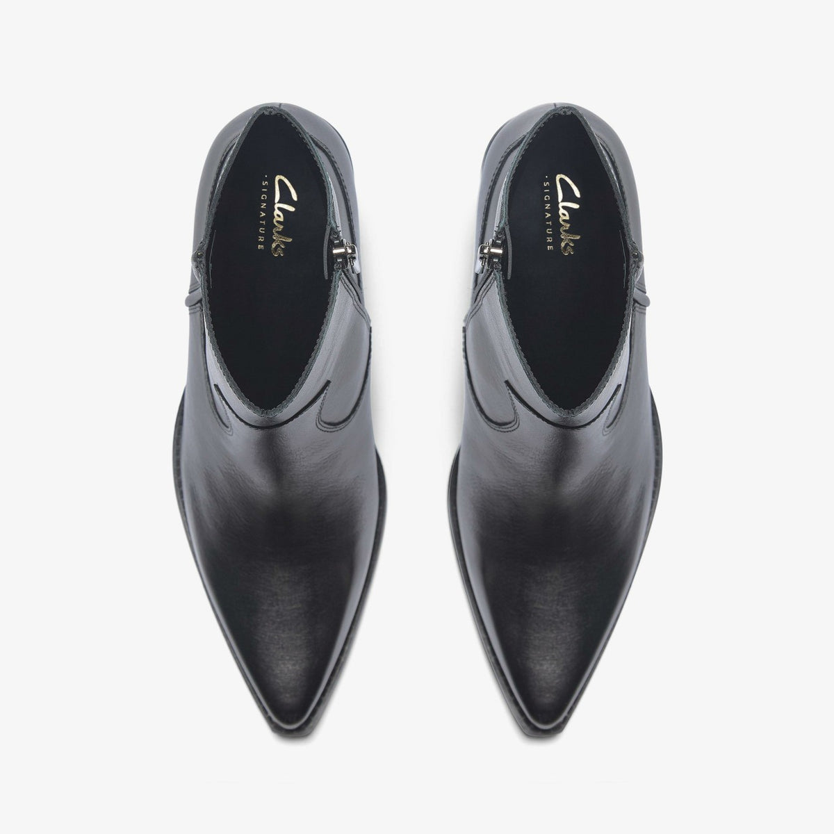 Women Kheda West Black Leather