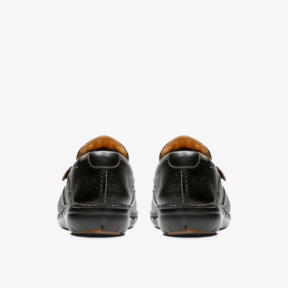 Women Un Loop Black Leather