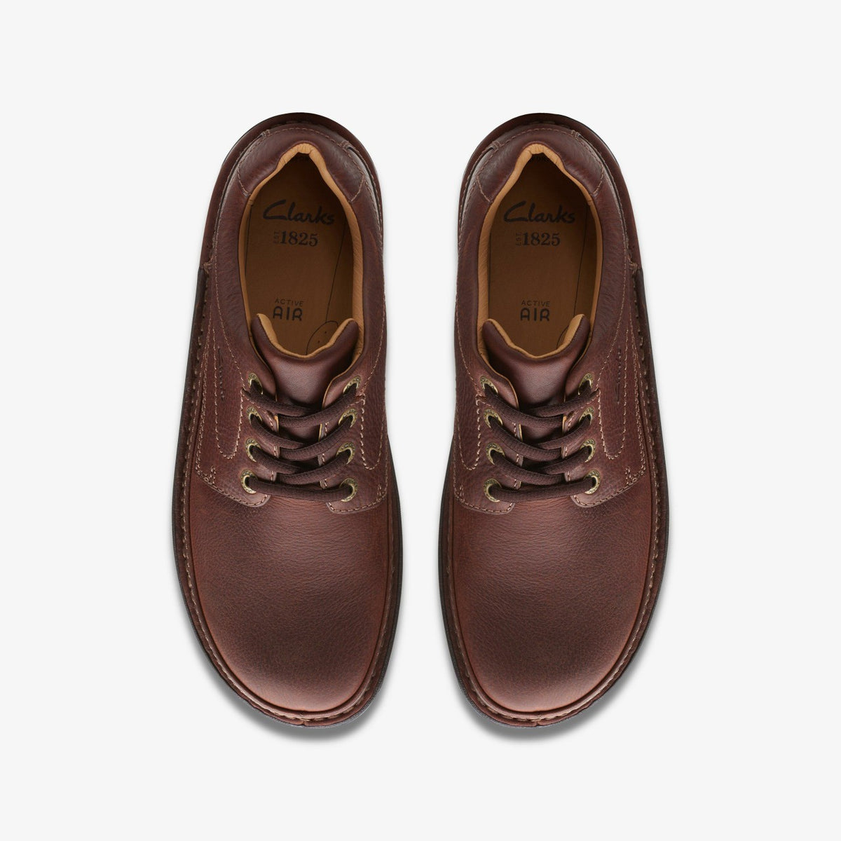 Men Nature Three Mahogany Leather