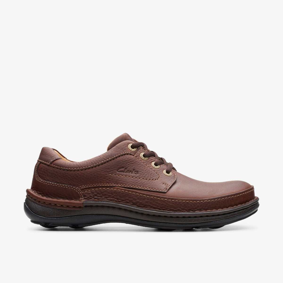 Men Nature Three Mahogany Leather