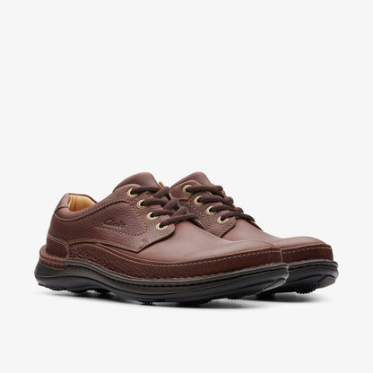 Men Nature Three Mahogany Leather
