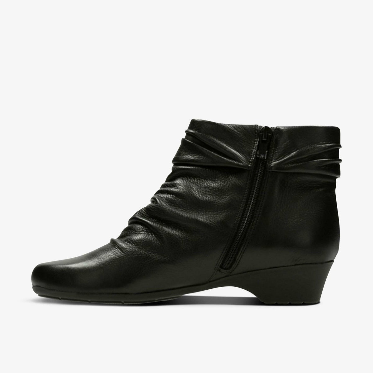 Women Matron Ella Ankle Boot Black Leather