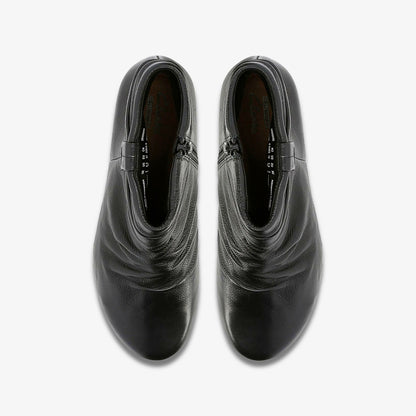 Women Matron Ella Ankle Boot Black Leather