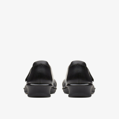 Women Hope Henley Black Leather