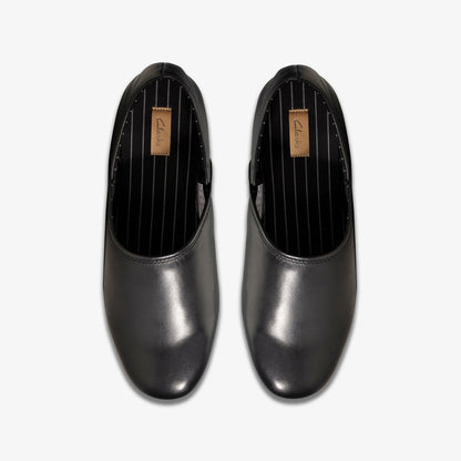 Men Harston Elite Slipper Black Leather