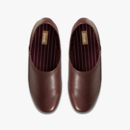 Men Harston Elite Slipper Burgundy Leather