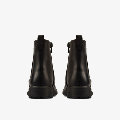 Kids Astrol Orin Kid Black Leather
