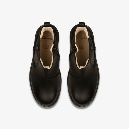 Kids Astrol Orin Kid Black Leather