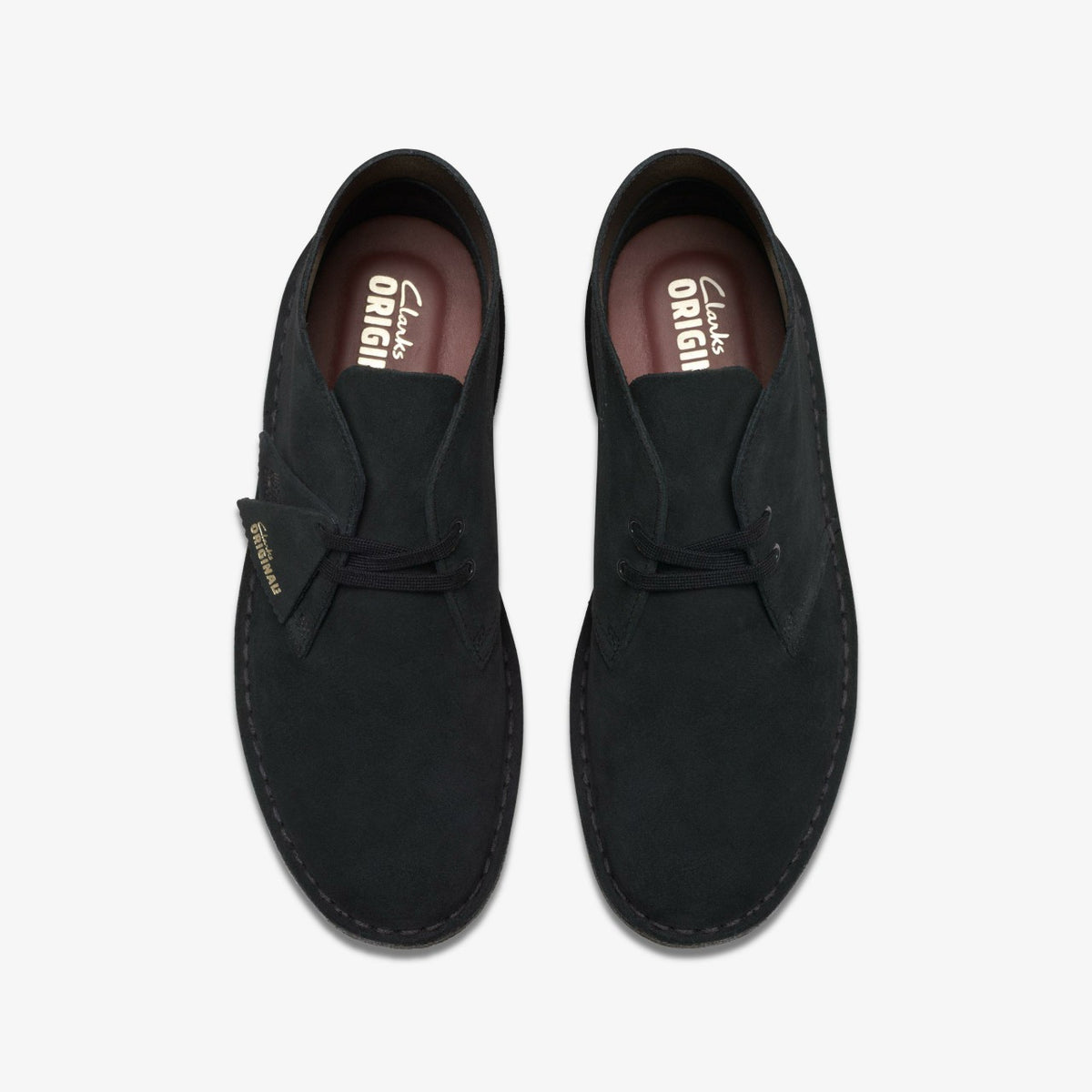 Men Desert Boot Black Suede