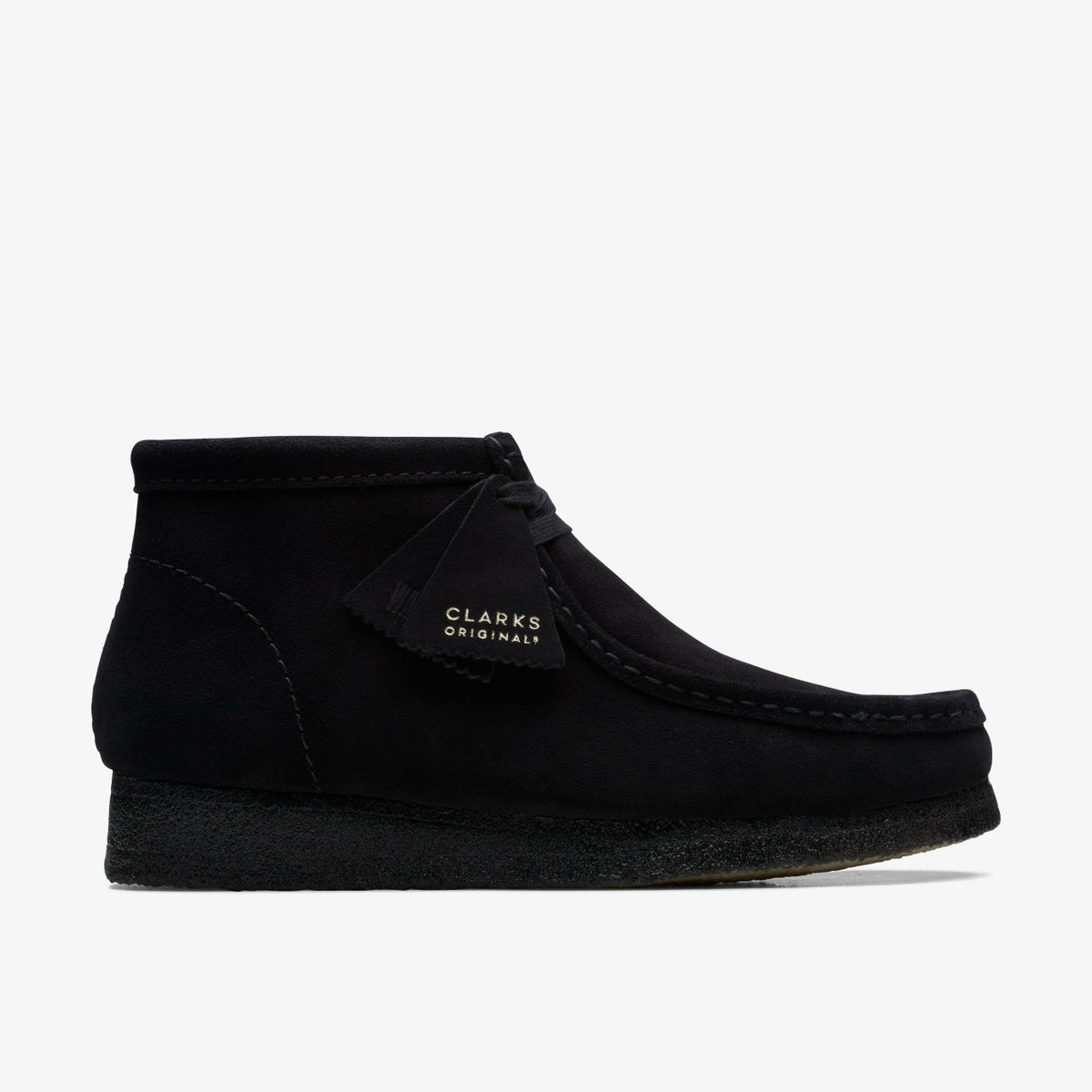 Men Wallabee Boot Black Suede