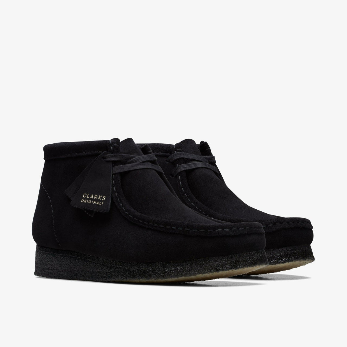 Men Wallabee Boot Black Suede