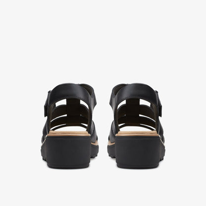 Women Jillian Quartz Black Leather
