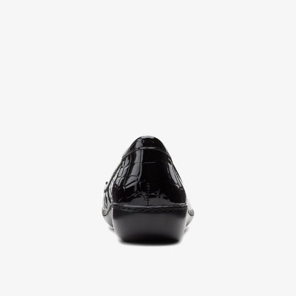 Women Ashland Jam Black Patent/Crocodile