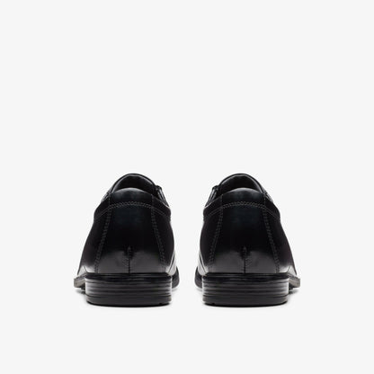 Men Howard Cap Black Leather