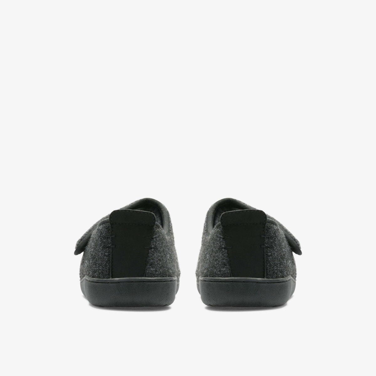 Men King Riptape Slipper Dark Grey Felt
