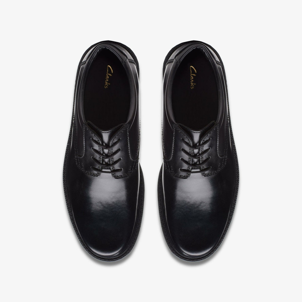 Men Kerton Lace Black Leather