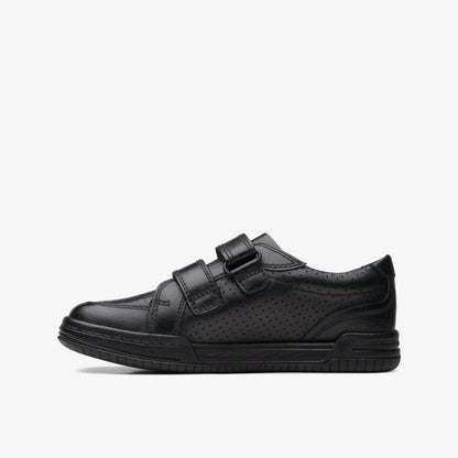 Kids Fawn Strap Kid Black Leather