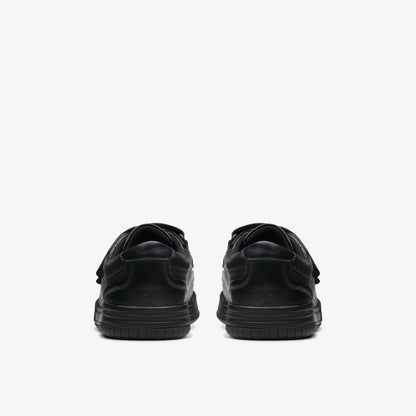 Kids Fawn Strap Kid Black Leather