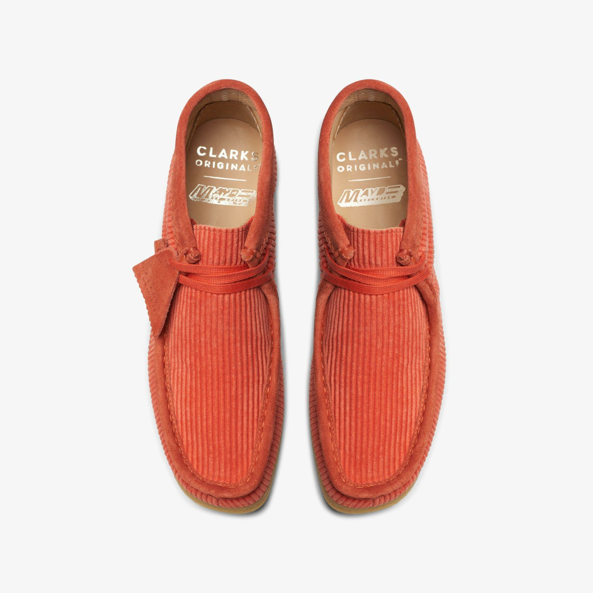 Women Wallabee Boot Coral Cord