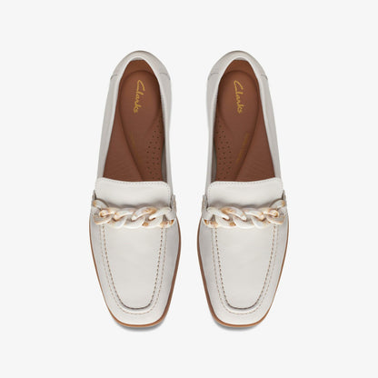 Women Sarafyna Iris Loafer White Leather