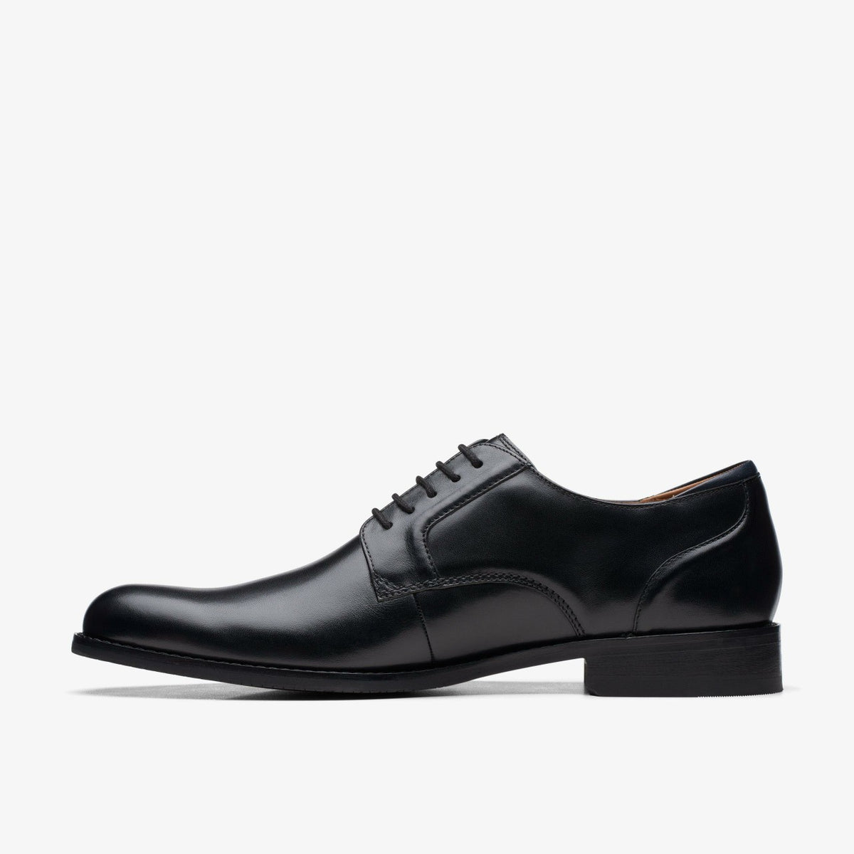 Men Craft Arlo Lace Black Leather