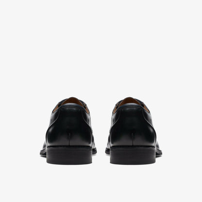 Men Craft Arlo Lace Black Leather