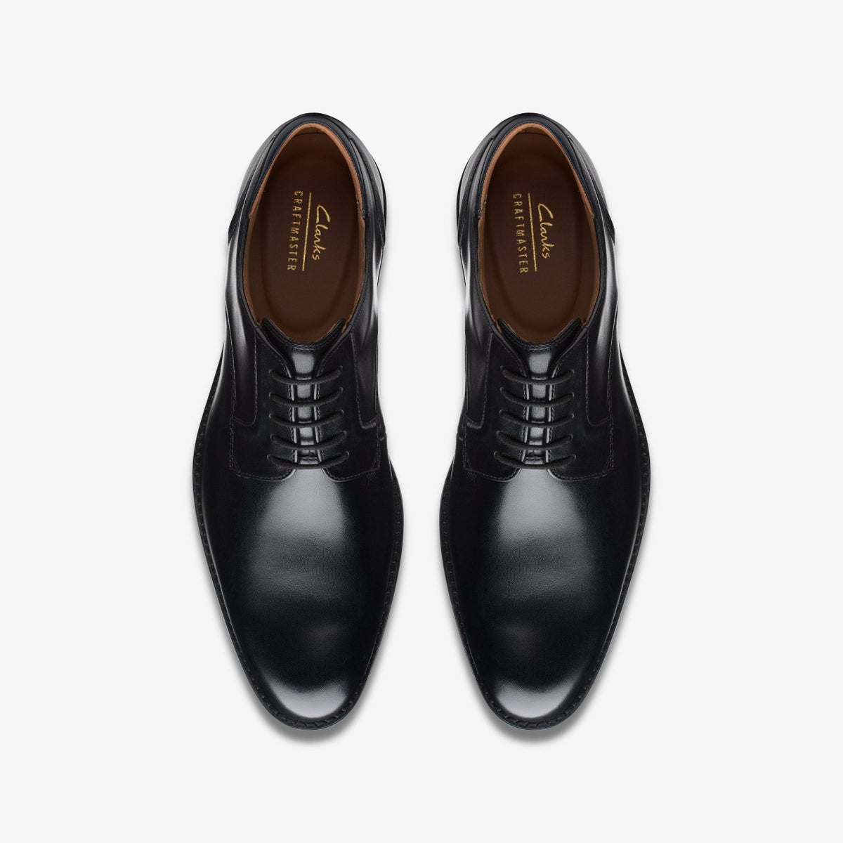 Men Craft Arlo Lace Black Leather