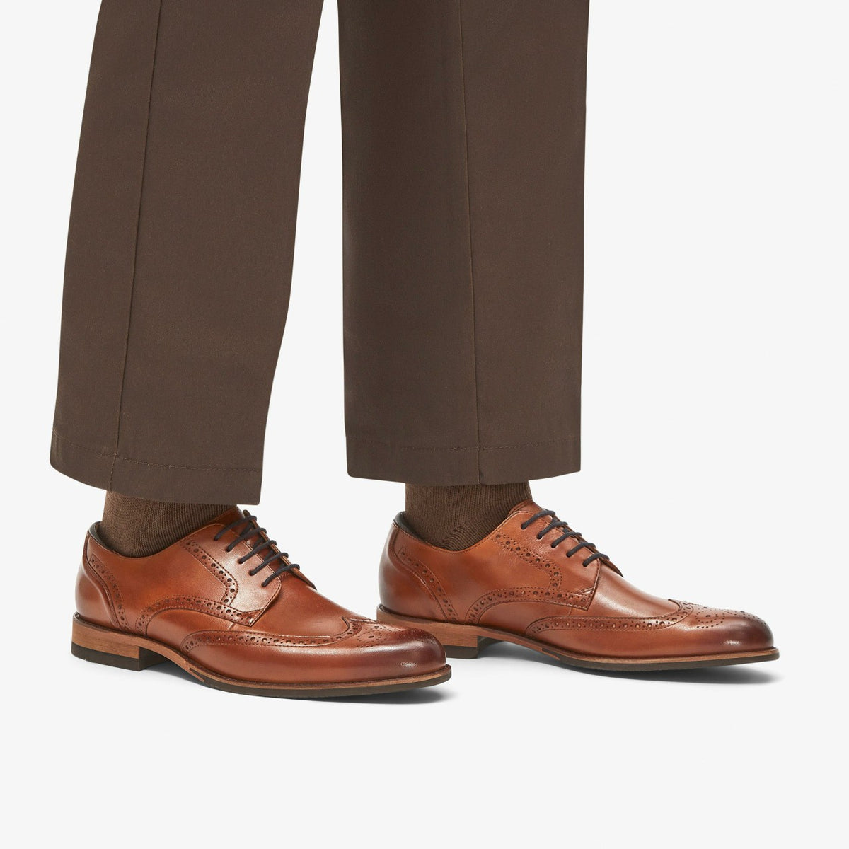 Men Craft Arlo Limit Brogue Tan Leather