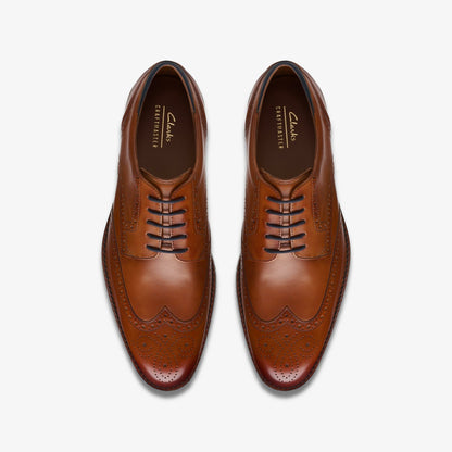 Men Craft Arlo Limit Brogue Tan Leather
