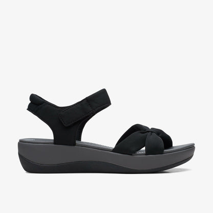 Women Arla Shore Black Textile