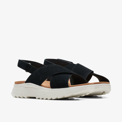 Women Dash Lite Wish Black Suede