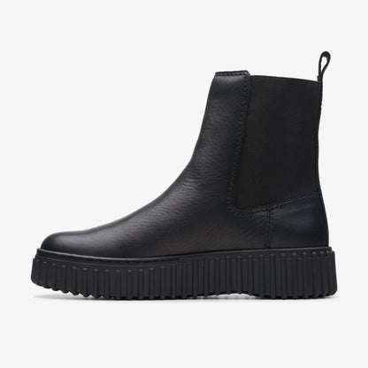 Women Torhill Maple Ankle Boot Black Leather