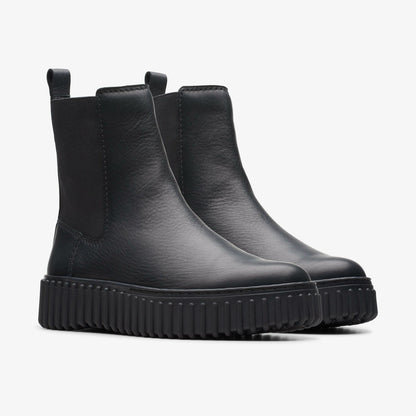 Women Torhill Maple Ankle Boot Black Leather