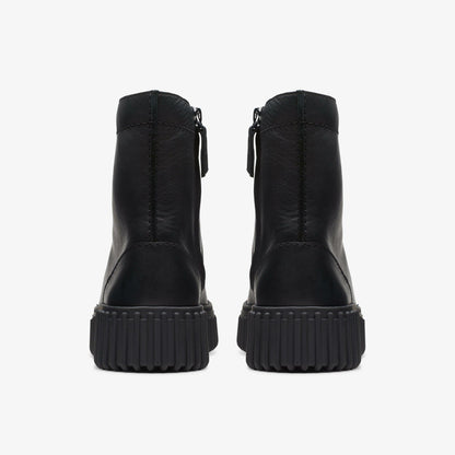 Women Torhill Rise Ankle Boot Black Leather