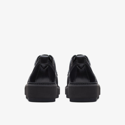 Women Orianna W Derby Black Leather