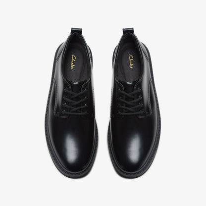 Women Orianna W Derby Black Leather