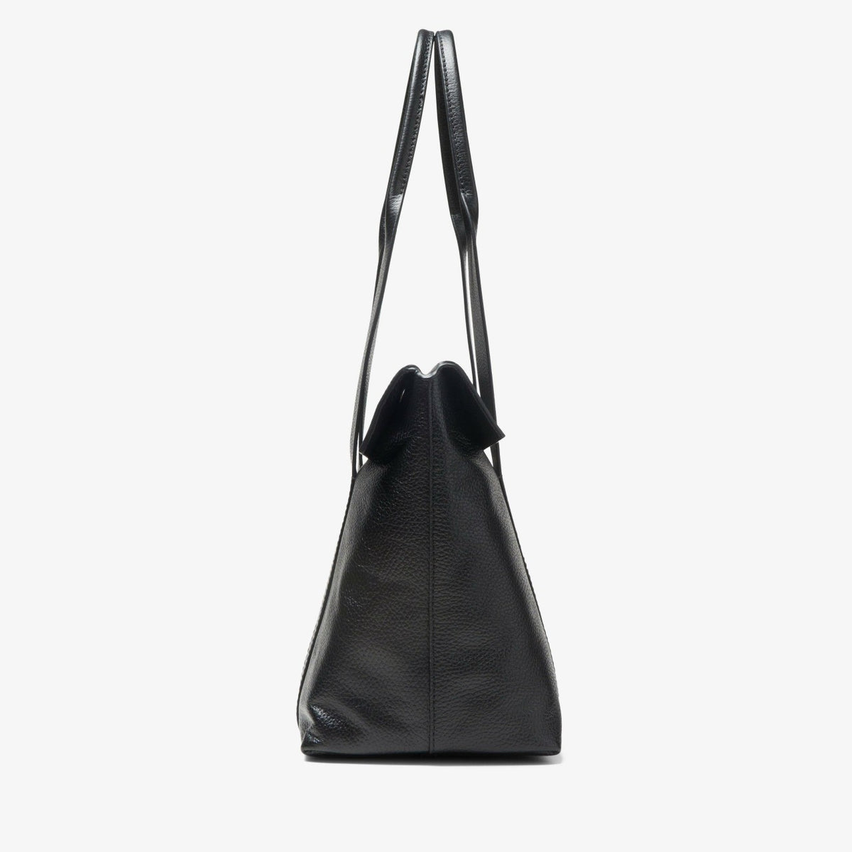 Women Dress Day Black Leather