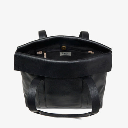 Women Dress Day Black Leather