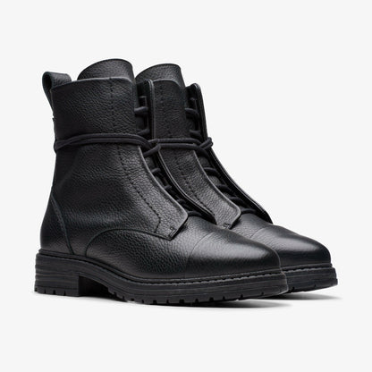 Women Rixley Lace Black Leather