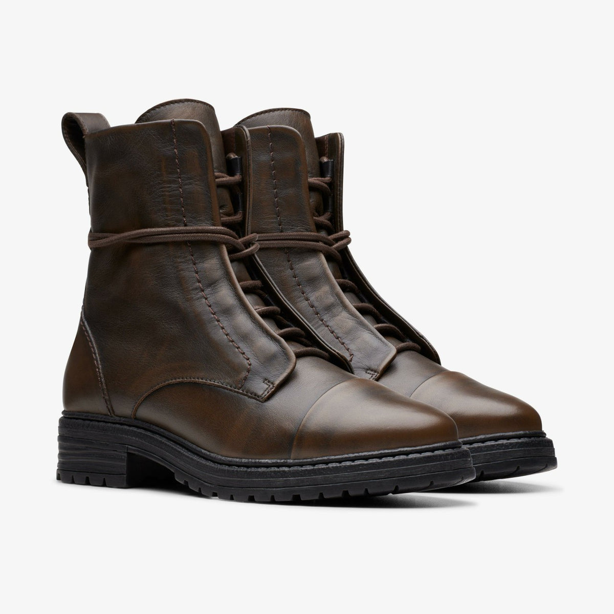 Women Rixley Lace Dark Brown Leather