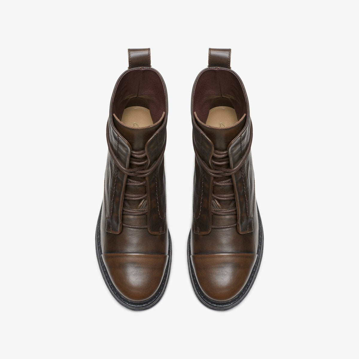Women Rixley Lace Dark Brown Leather