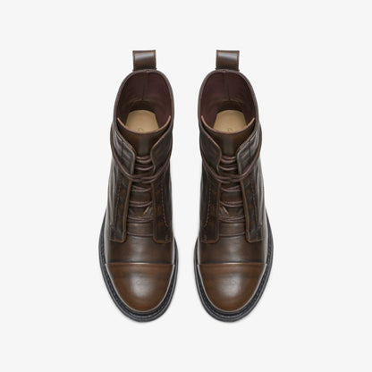 Women Rixley Lace Dark Brown Leather