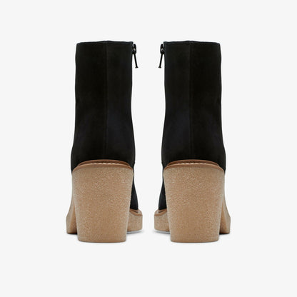 Women Colden Up Black Suede